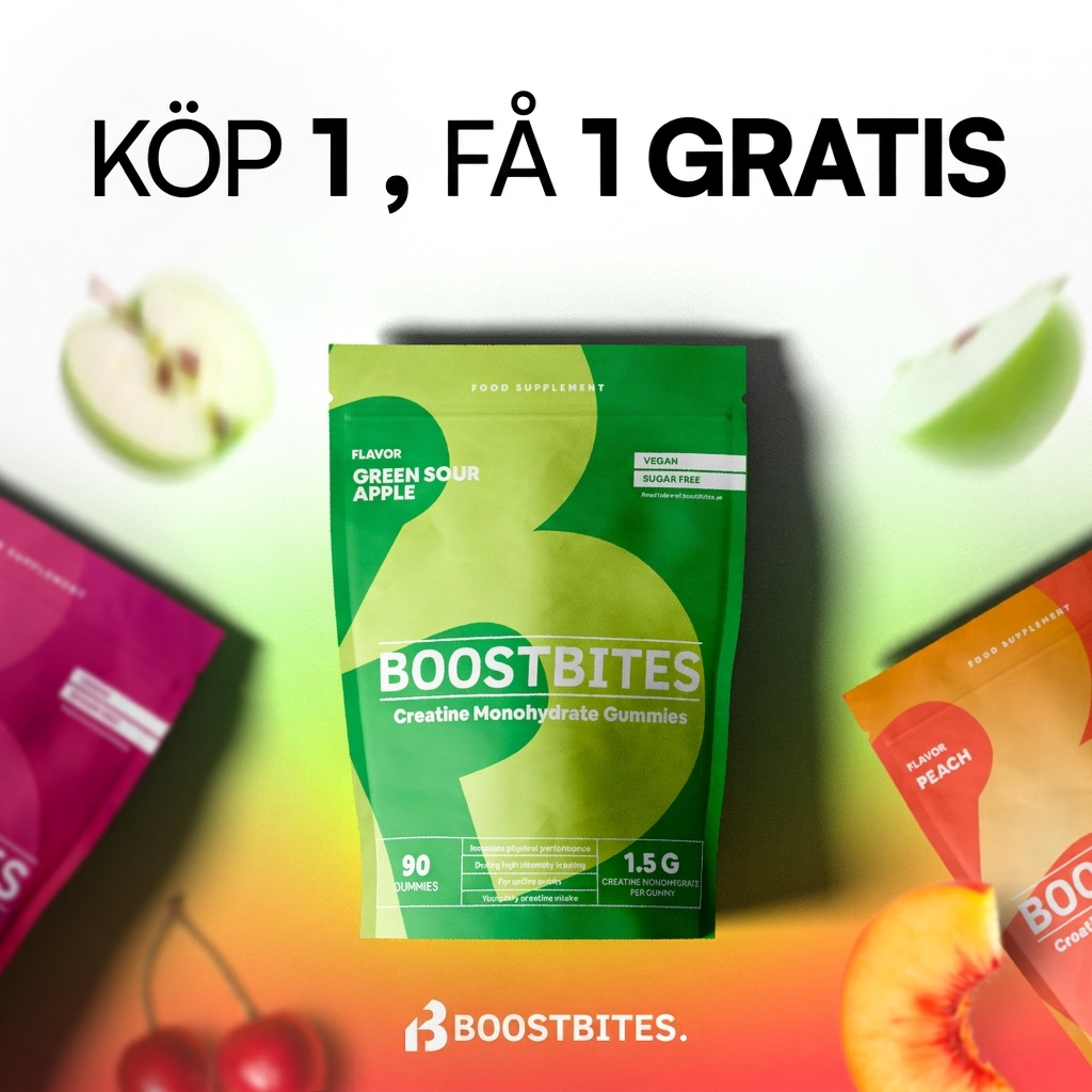 Boostbites Creatine Gummies (Sour Green Apple)