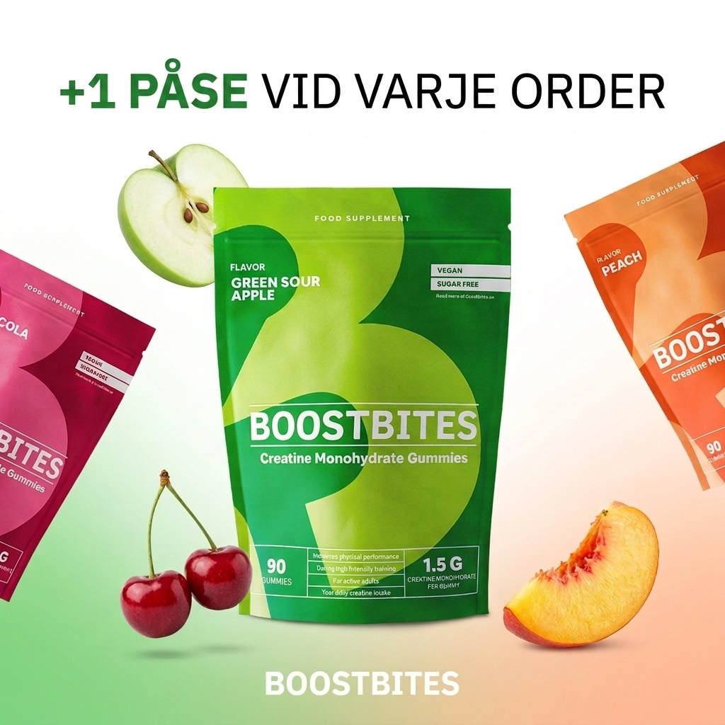 Boostbites Creatine Gummies (Sour Green Apple)